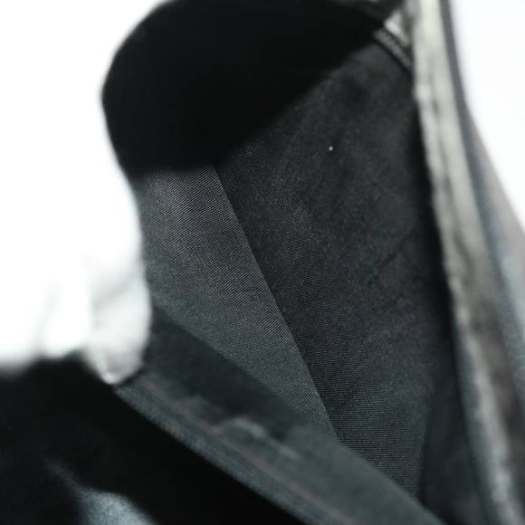 GUCCI GG Canvas Web Sherry Line Hand Bag PVC Leather Black Red Green Auth 49786 - Picture 11 of 16